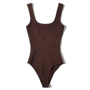 Kids Brown One Piece Swimsuit